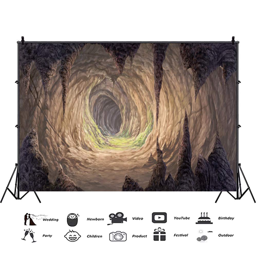 Amazon | Leowefowa 7x5フィート ビニール写真背景 ファンタジーケーブ